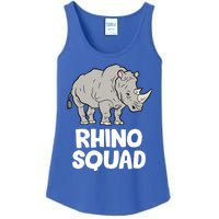 Team Rhino Rhino Squad Love Rhinoceros Gift Ladies Essential Tank