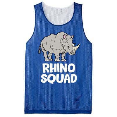 Team Rhino Rhino Squad Love Rhinoceros Gift Mesh Reversible Basketball Jersey Tank