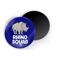 Team Rhino Rhino Squad Love Rhinoceros Gift Magnet