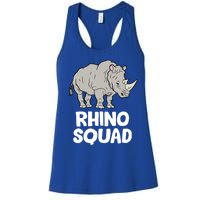 Team Rhino Rhino Squad Love Rhinoceros Gift Women's Racerback Tank