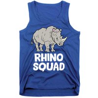 Team Rhino Rhino Squad Love Rhinoceros Gift Tank Top