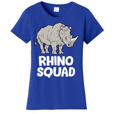 Team Rhino Rhino Squad Love Rhinoceros Gift Women's T-Shirt