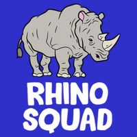 Team Rhino Rhino Squad Love Rhinoceros Gift Women's V-Neck T-Shirt