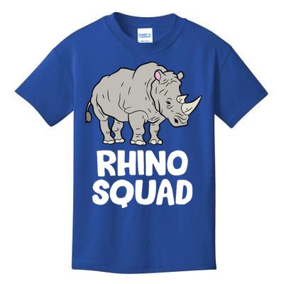 Team Rhino Rhino Squad Love Rhinoceros Gift Kids T-Shirt