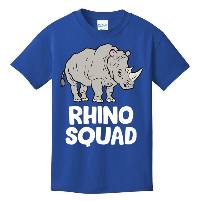 Team Rhino Rhino Squad Love Rhinoceros Gift Kids T-Shirt