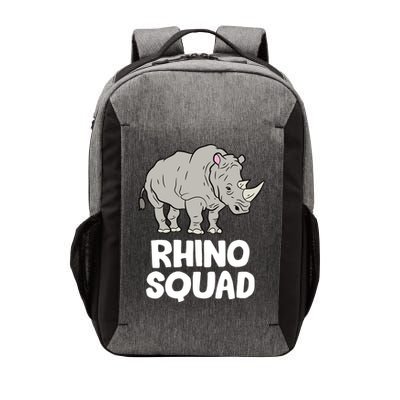 Team Rhino Rhino Squad Love Rhinoceros Gift Vector Backpack