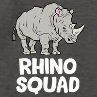 Team Rhino Rhino Squad Love Rhinoceros Gift Vector Backpack