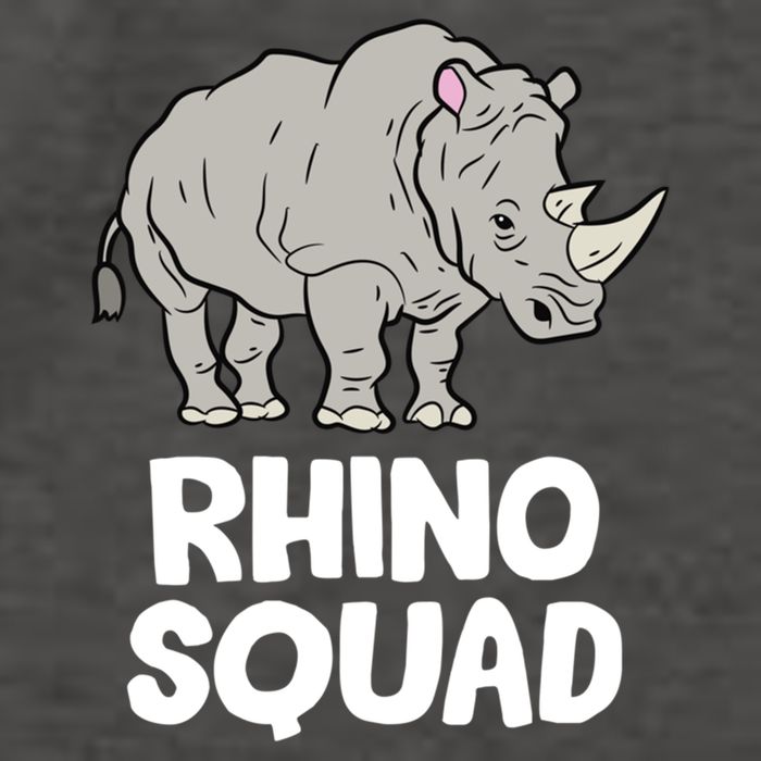 Team Rhino Rhino Squad Love Rhinoceros Gift Vector Backpack