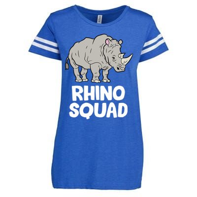 Team Rhino Rhino Squad Love Rhinoceros Gift Enza Ladies Jersey Football T-Shirt