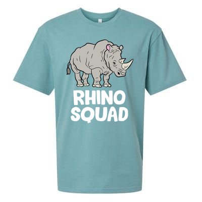 Team Rhino Rhino Squad Love Rhinoceros Gift Sueded Cloud Jersey T-Shirt