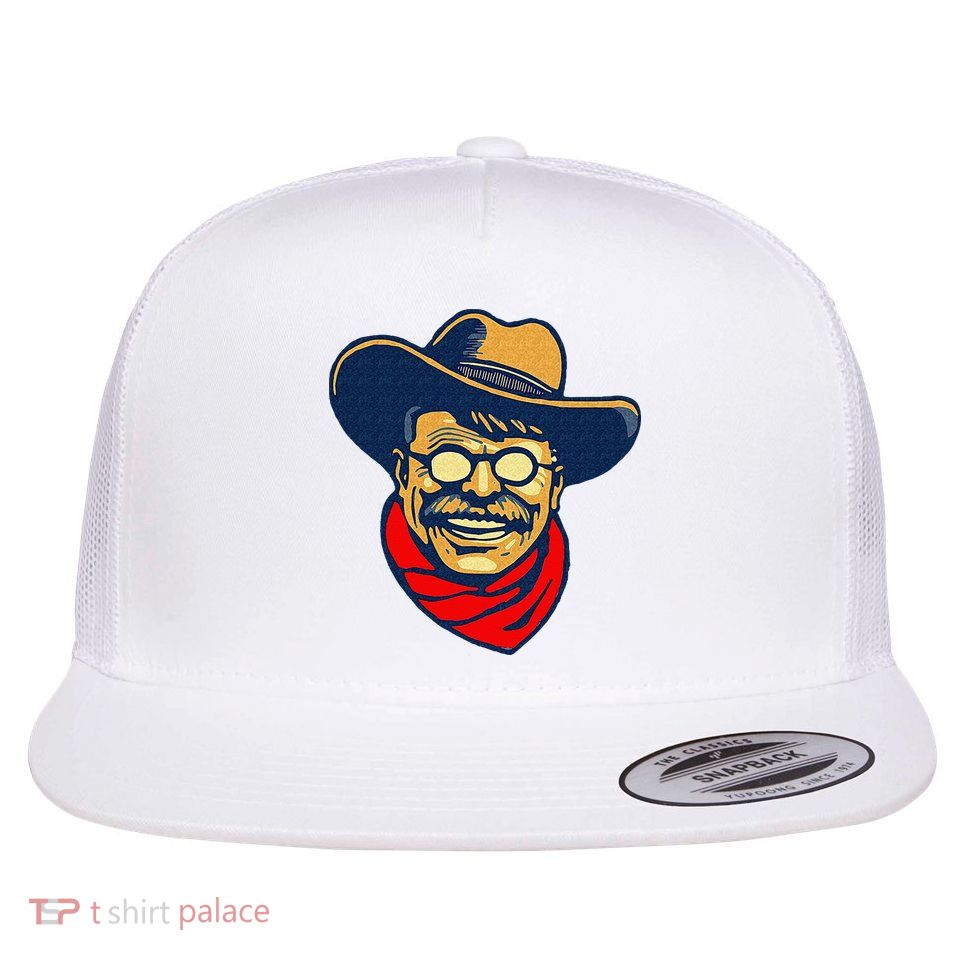 Teddy Roosevelt Rough Rider American National Parks Retro Flatbill Hat