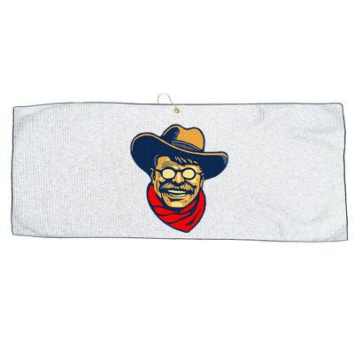 Teddy Roosevelt Rough Rider American National Parks Retro Large Microfiber Waffle Golf Towel