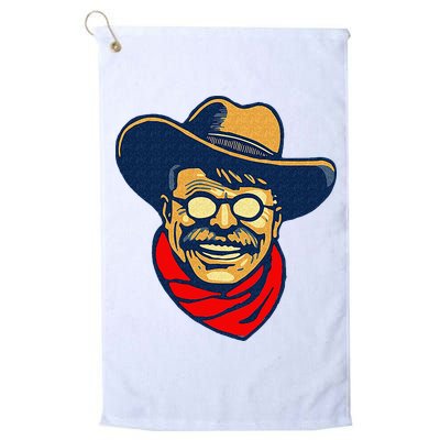 Teddy Roosevelt Rough Rider American National Parks Retro Golf Towel