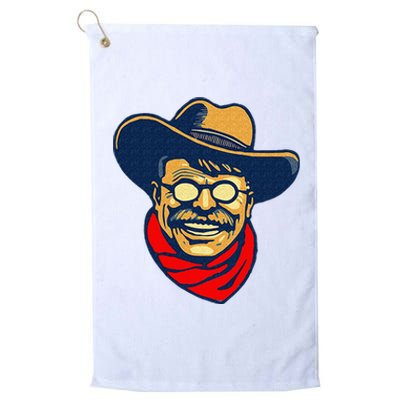 Teddy Roosevelt Rough Rider American National Parks Retro Platinum Collection Golf Towel