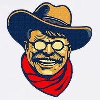 Teddy Roosevelt Rough Rider American National Parks Retro Toddler T-Shirt