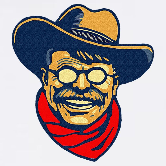 Teddy Roosevelt Rough Rider American National Parks Retro Toddler T-Shirt