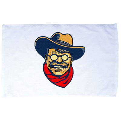 Teddy Roosevelt Rough Rider American National Parks Retro Microfiber Hand Towel