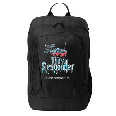 Thirst Response Responder Bartender Mixologists City Backpack