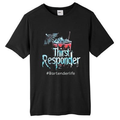 Thirst Response Responder Bartender Mixologists Tall Fusion ChromaSoft Performance T-Shirt