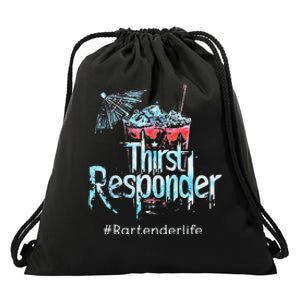 Thirst Response Responder Bartender Mixologists Drawstring Bag