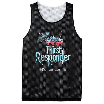 Thirst Response Responder Bartender Mixologists Mesh Reversible Basketball Jersey Tank