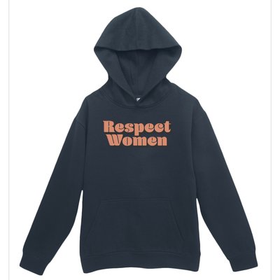 Trendy Respect Retro 3d Text Great Gift Urban Pullover Hoodie