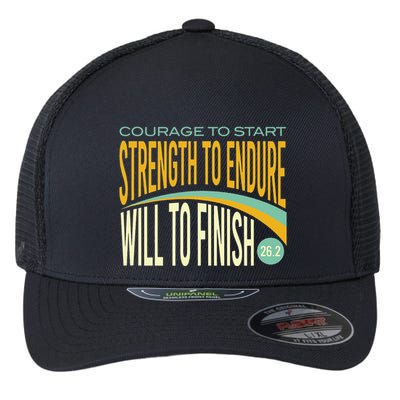Trail Running Run Trails Be Happy Trail and Ultra Running Flexfit Unipanel Trucker Cap