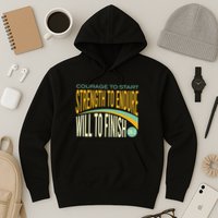 Trail Running Run Trails Be Happy Trail and Ultra Running Hoodie