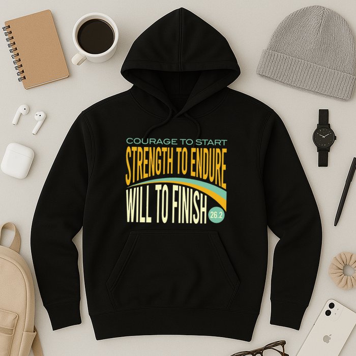 Trail Running Run Trails Be Happy Trail and Ultra Running Hoodie
