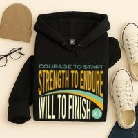 Trail Running Run Trails Be Happy Trail and Ultra Running Hoodie