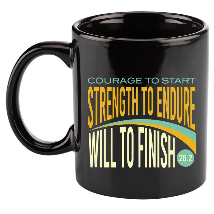 Trail Running Run Trails Be Happy Trail and Ultra Running 11oz C Handle Ceramic Mug