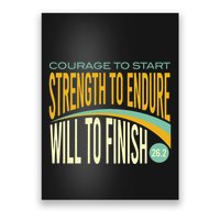 Trail Running Run Trails Be Happy Trail and Ultra Running Poster