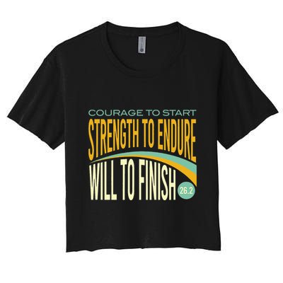 Trail Running Run Trails Be Happy Trail and Ultra Running Crop Top