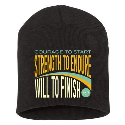 Trail Running Run Trails Be Happy Trail and Ultra Running Short Acrylic Beanie