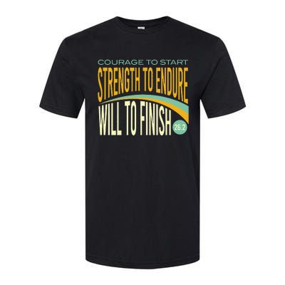 Trail Running Run Trails Be Happy Trail and Ultra Running Softstyle CVC T-Shirt