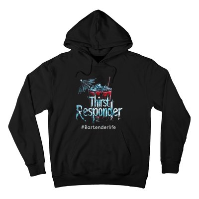 Thirst Response Responder Funny Bartender Mixologists Hoodie