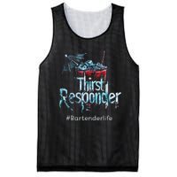 Thirst Response Responder Funny Bartender Mixologists Mesh Reversible Basketball Jersey Tank