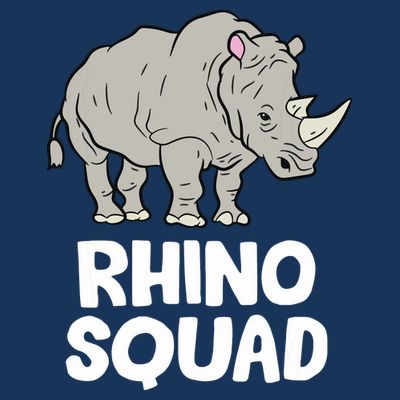 Team Rhino Rhino Squad Love Rhinoceros T-Shirt