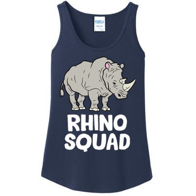 Team Rhino Rhino Squad Love Rhinoceros Ladies Essential Tank