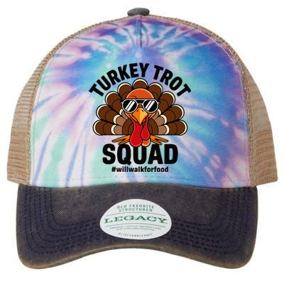 Thanksgiving Race Run Footrace Turkey Trot Squad Legacy Tie Dye Trucker Hat