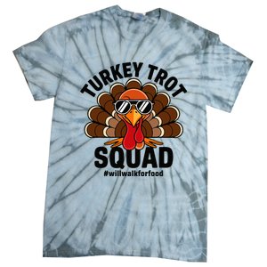 Thanksgiving Race Run Footrace Turkey Trot Squad Tie-Dye T-Shirt