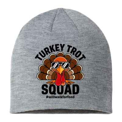 Thanksgiving Race Run Footrace Turkey Trot Squad Sustainable Beanie