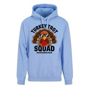 Thanksgiving Race Run Footrace Turkey Trot Squad Unisex Surf Hoodie