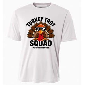 Thanksgiving Race Run Footrace Turkey Trot Squad Cooling Performance Crew T-Shirt