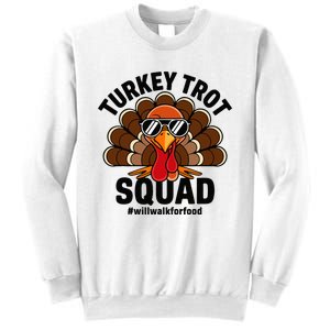 Thanksgiving Race Run Footrace Turkey Trot Squad Sweatshirt