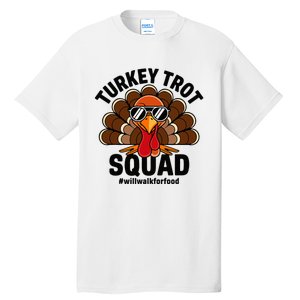 Thanksgiving Race Run Footrace Turkey Trot Squad Tall T-Shirt