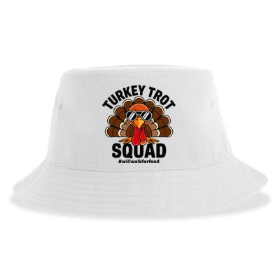 Thanksgiving Race Run Footrace Turkey Trot Squad Sustainable Bucket Hat