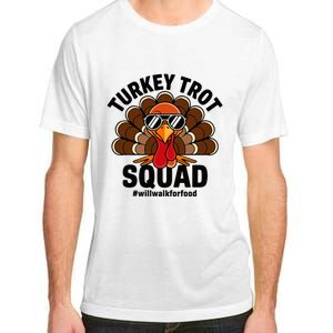 Thanksgiving Race Run Footrace Turkey Trot Squad Adult ChromaSoft Performance T-Shirt