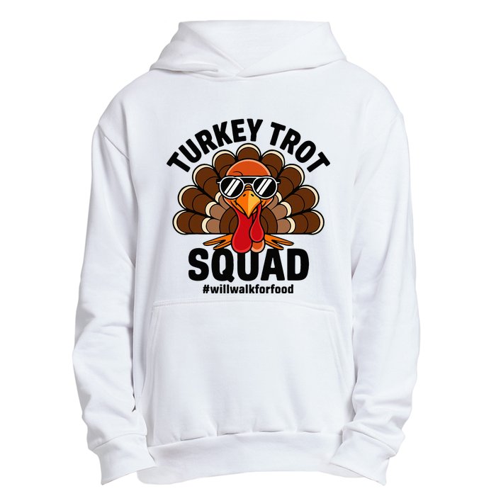 Thanksgiving Race Run Footrace Turkey Trot Squad Urban Pullover Hoodie