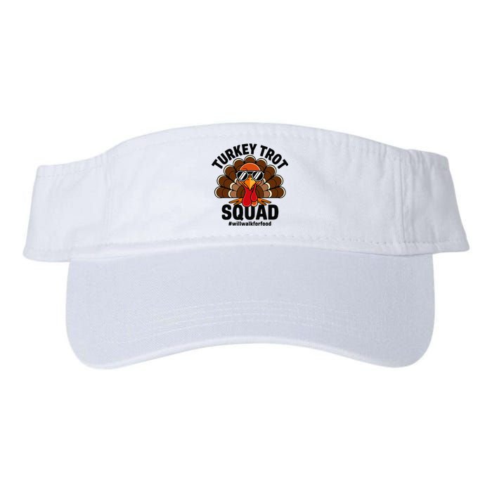 Thanksgiving Race Run Footrace Turkey Trot Squad Valucap Bio-Washed Visor